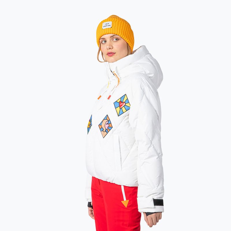 Дамско скиорско яке Rossignol Lumy Down Bomber white 4