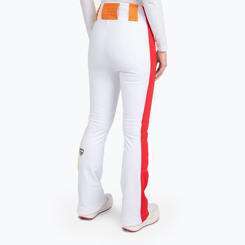 Дамски скиорски панталони Rossignol Sirius Softshell white 5