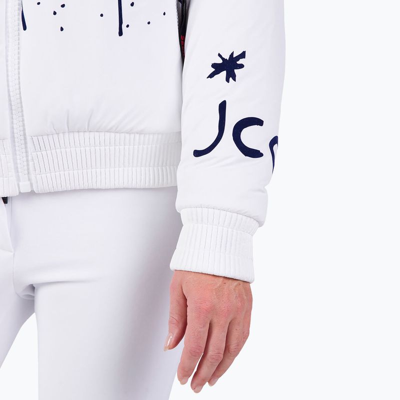 Дамско скиорско яке Rossignol Yety Fleecy Bomber white 13