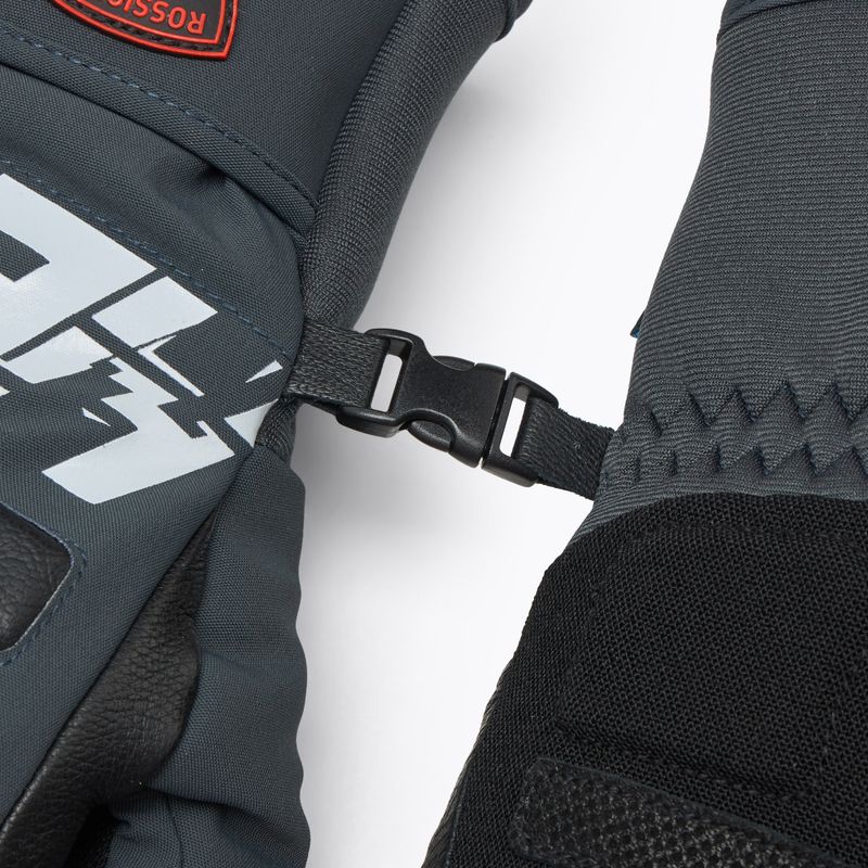 Мъжки скиорски ръкавици Rossignol Hero Master Impr G onyx grey 6