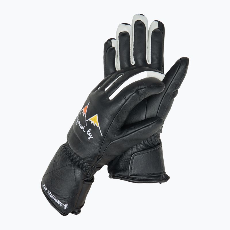 Дамски скиорски ръкавици Rossignol Sublim Lth Impr G black
