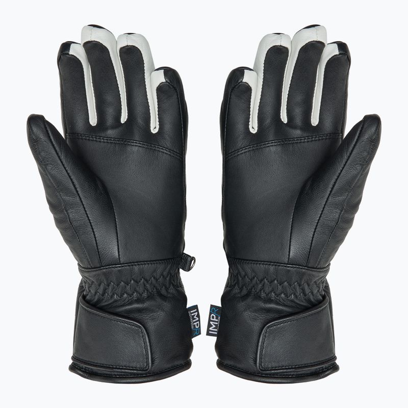 Дамски скиорски ръкавици Rossignol Sublim Lth Impr G black 2