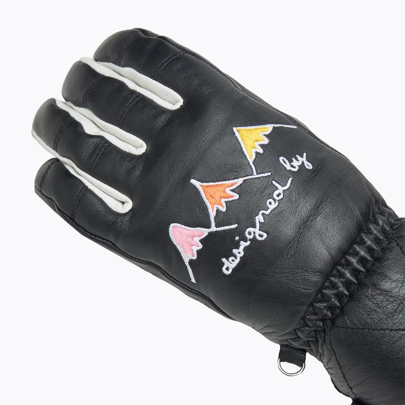 Дамски скиорски ръкавици Rossignol Sublim Lth Impr G black 4