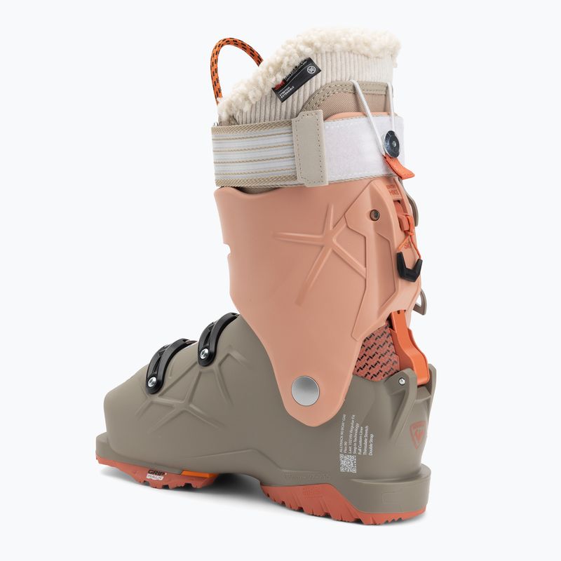 Дамски ски обувки Rossignol Alltrack 90 BOA GW W khaki/peach 2
