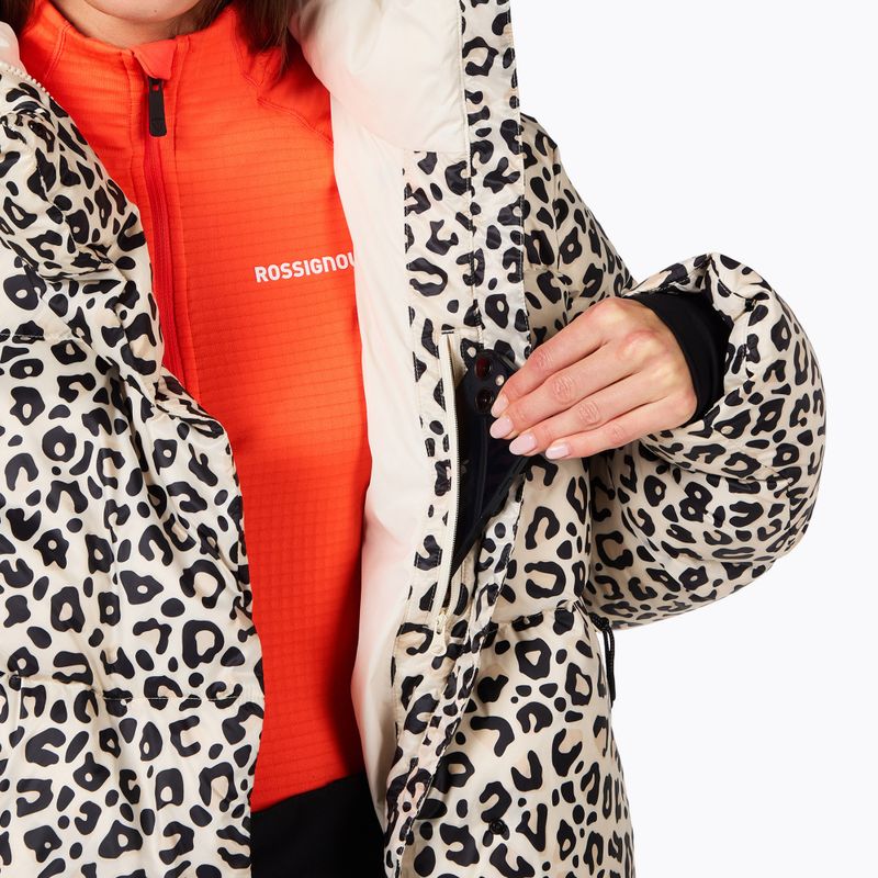 Дамско пухено яке Rossignol Aretu Allover Down nature wild leopard print 6