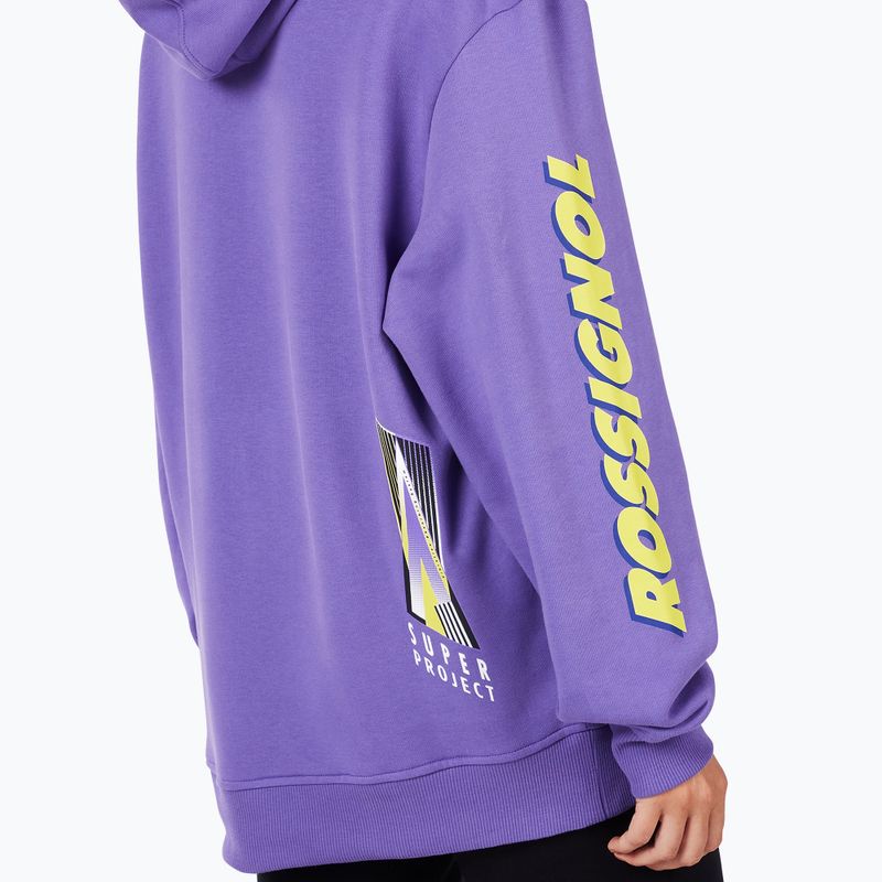 Суитшърт Rossignol Super Hoodie super violet 7