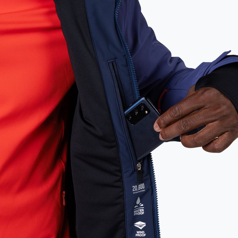 Мъжко скиорско яке Rossignol Blackside future blue 17
