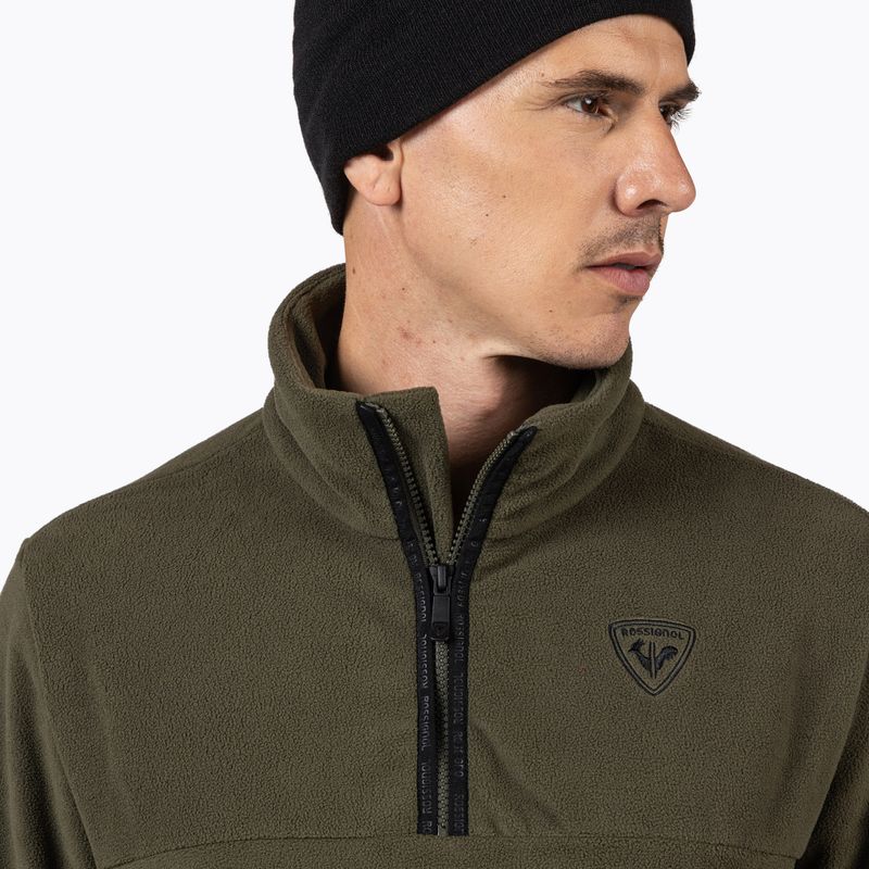 Мъжки суитшърт Rossignol Strawpile Fleece Hz olive shadow 5