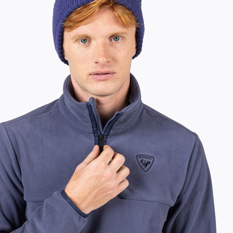 Мъжки суитшърт Rossignol Strawpile Fleece Hz true night blue 5