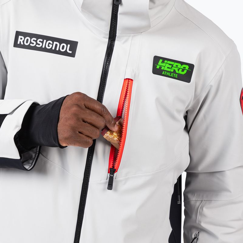 Мъжко скиорско яке Rossignol Hero Blakside Insulated soft grey 9