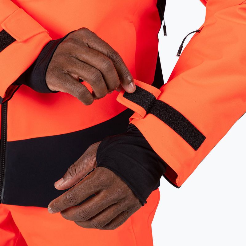 Мъжко скиорско яке Rossignol Hero Blakside Insulated neon red 10