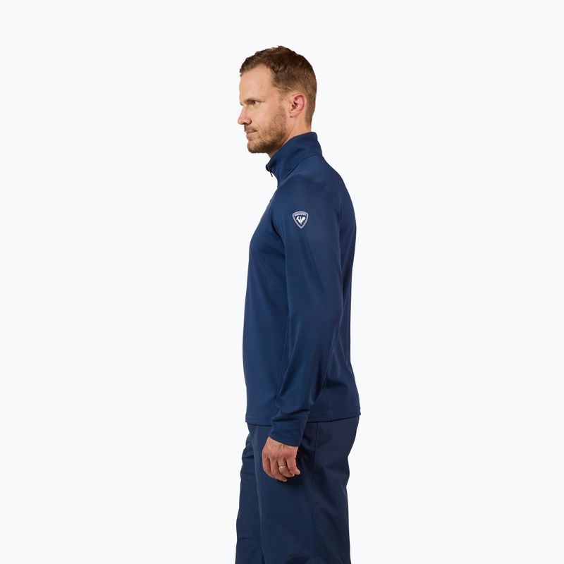 Мъжки скиорски суитшърт Rossignol Mid Layer Stertch Half Zip dark navy 4