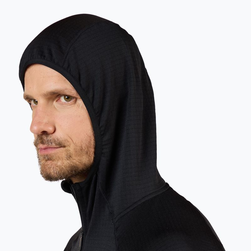 Мъжки суитшърт Rossignol Blackside Mix Full Zip Hoodie Fleece black 4
