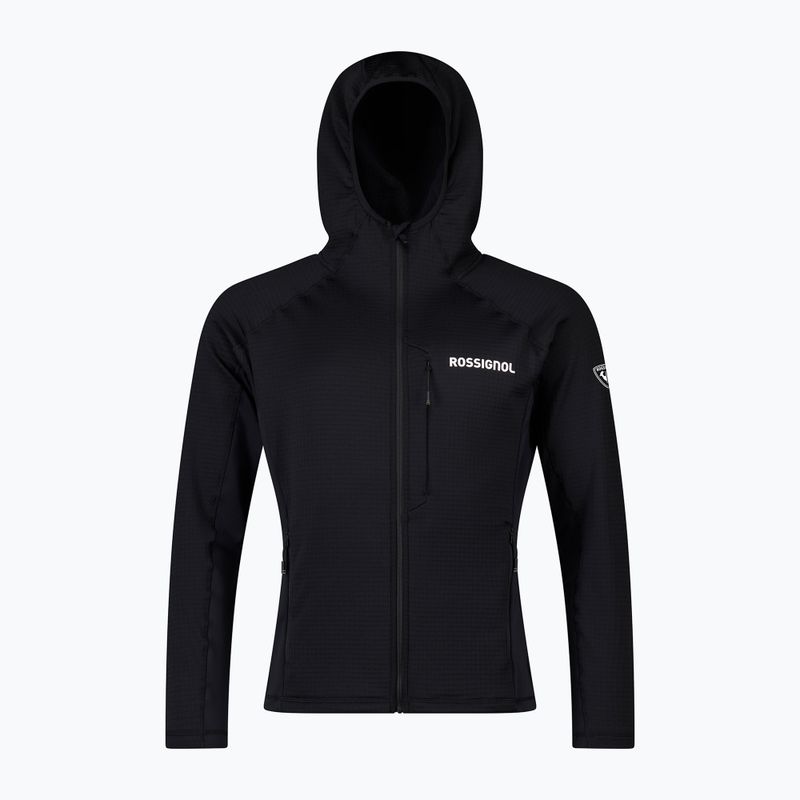 Мъжки суитшърт Rossignol Blackside Mix Full Zip Hoodie Fleece black 7