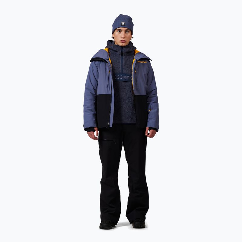 Мъжки суитшърт Rossignol Alltrack Anorak Fleece true night blue 2