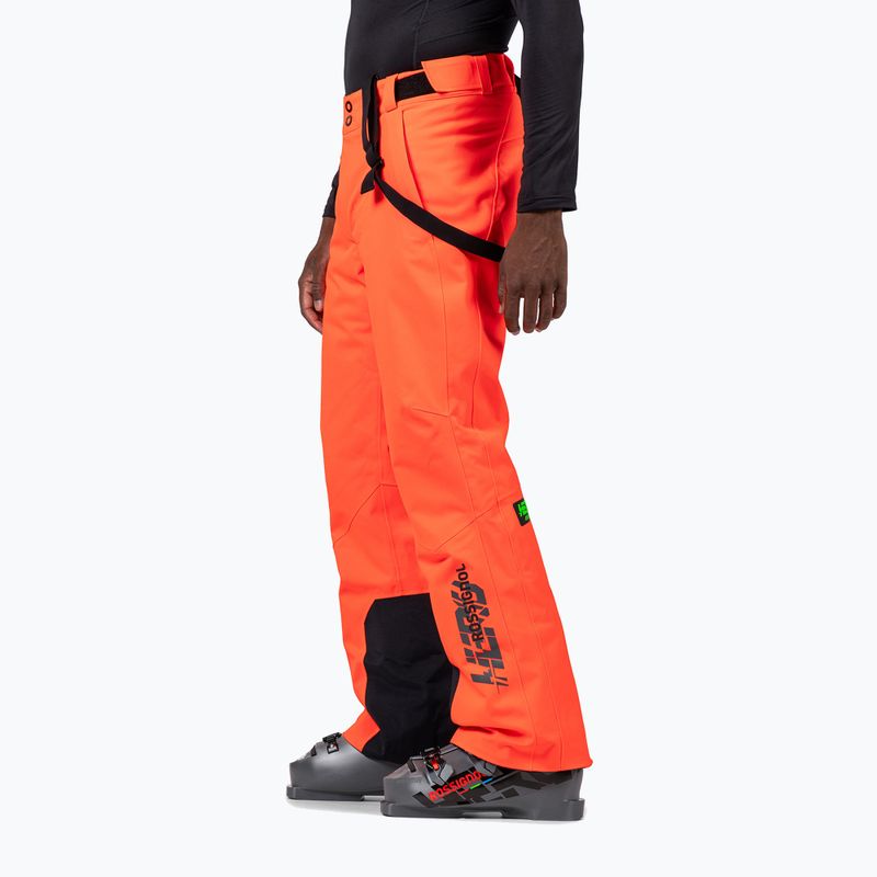 Мъжки скиорски панталони Rossignol Blackside Insulated neon red 4