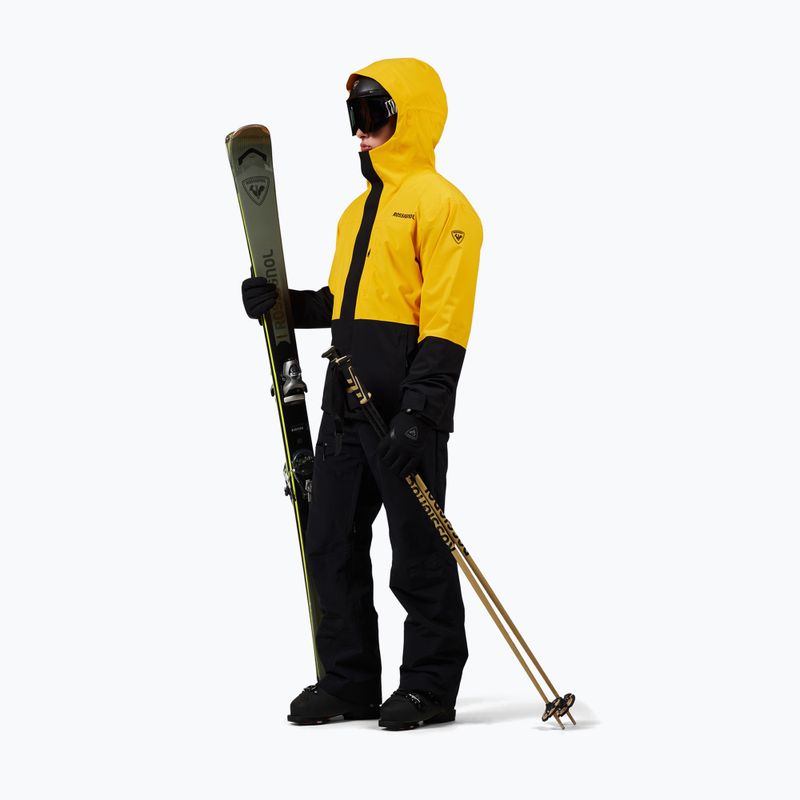 Мъжко скиорско яке Rossignol Desafio 2L Shell saffron ylw 2