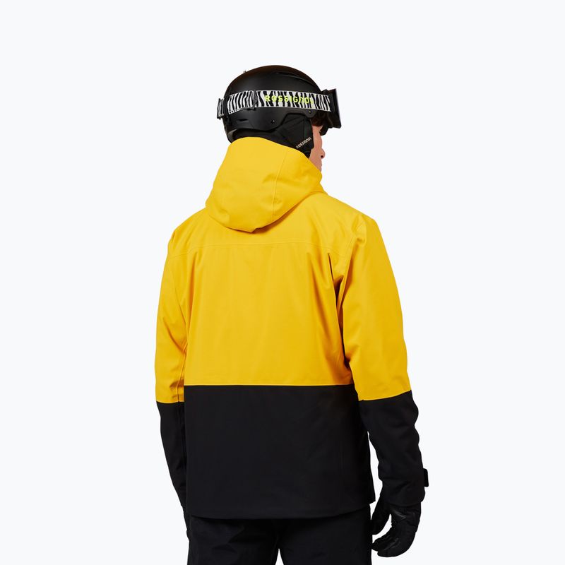 Мъжко скиорско яке Rossignol Desafio 2L Shell saffron ylw 3