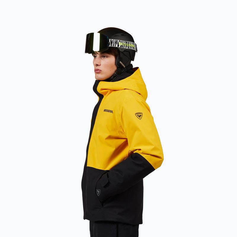 Мъжко скиорско яке Rossignol Desafio 2L Shell saffron ylw 4