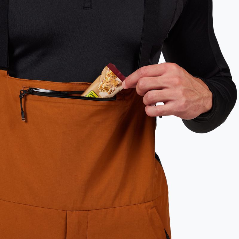 Мъжки скиорски панталони Rossignol Outerlimits Insulated Bib deep caramel 5