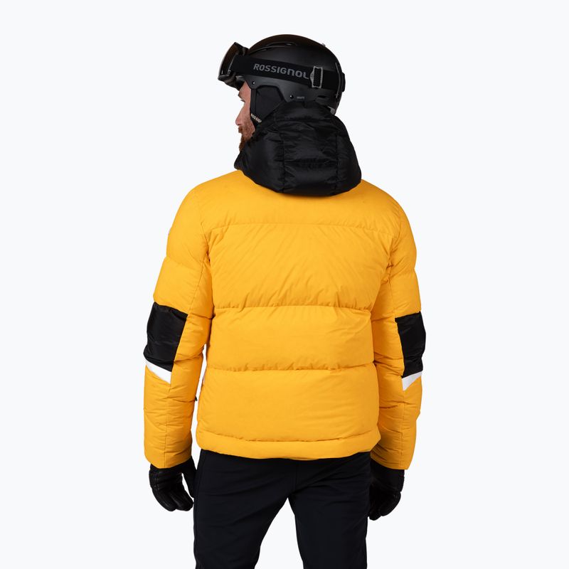 Мъжко скиорско яке Rossignol Daille Down saffron ylw 3