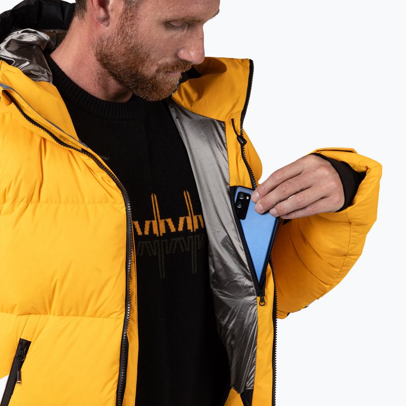 Мъжко скиорско яке Rossignol Daille Down saffron ylw 14