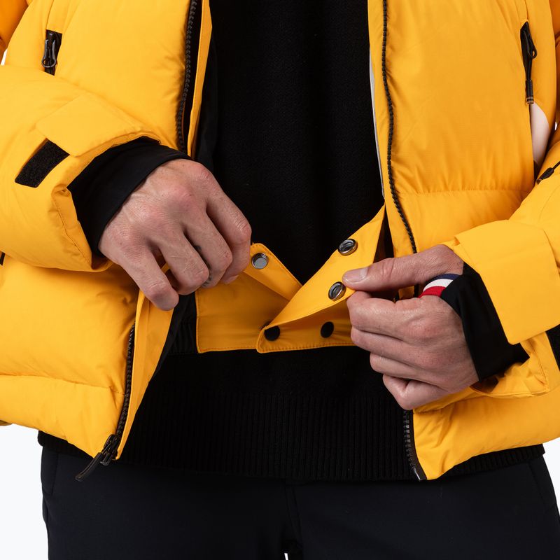 Мъжко скиорско яке Rossignol Daille Down saffron ylw 15