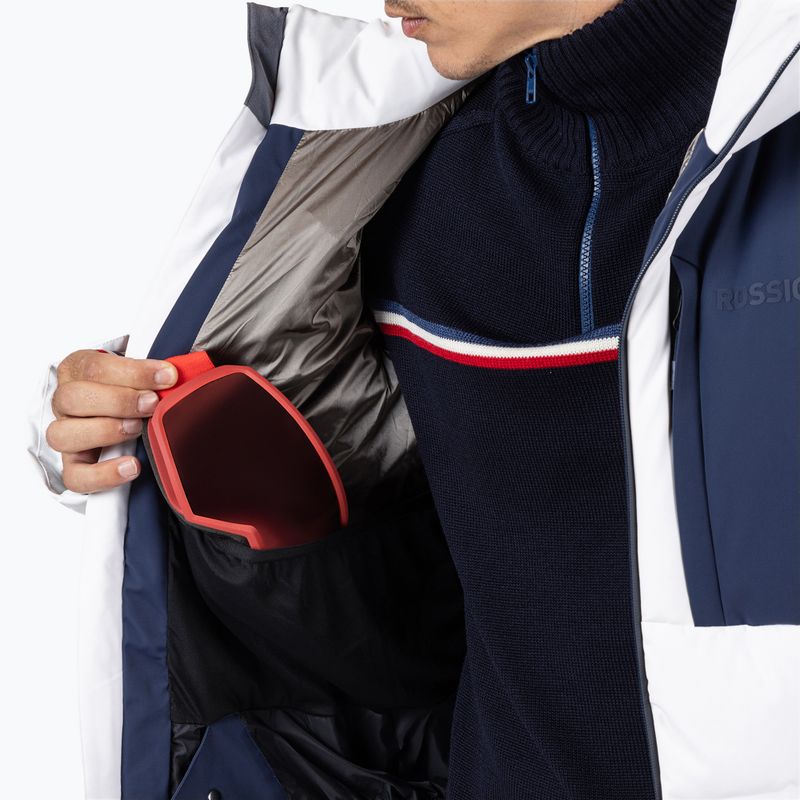 Мъжко скиорско яке Rossignol Ciastel Down Mix dark navy 14