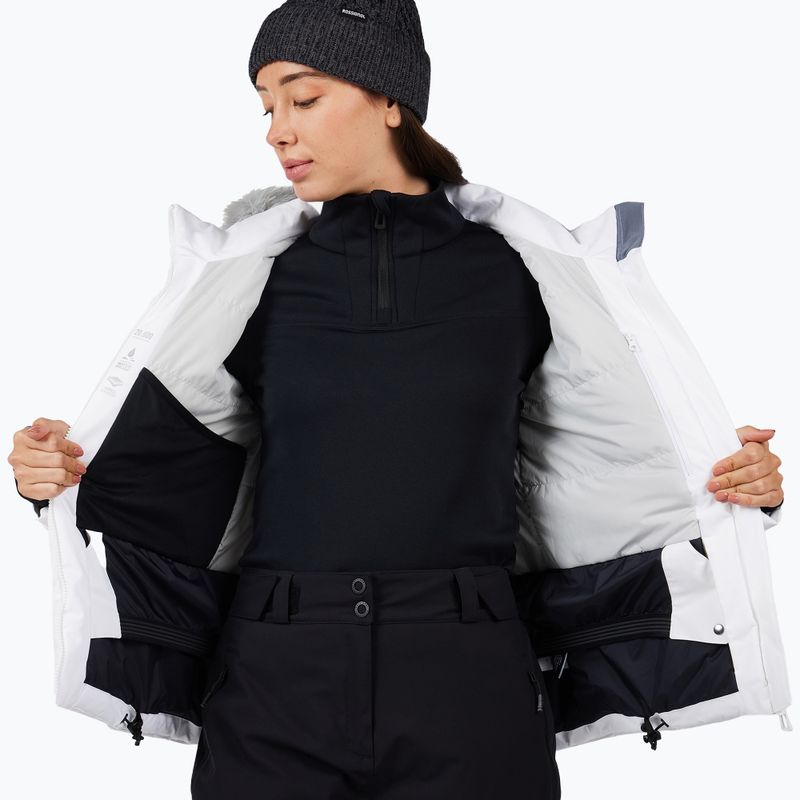 Дамско скиорско яке Rossignol Staci Insulated white 12