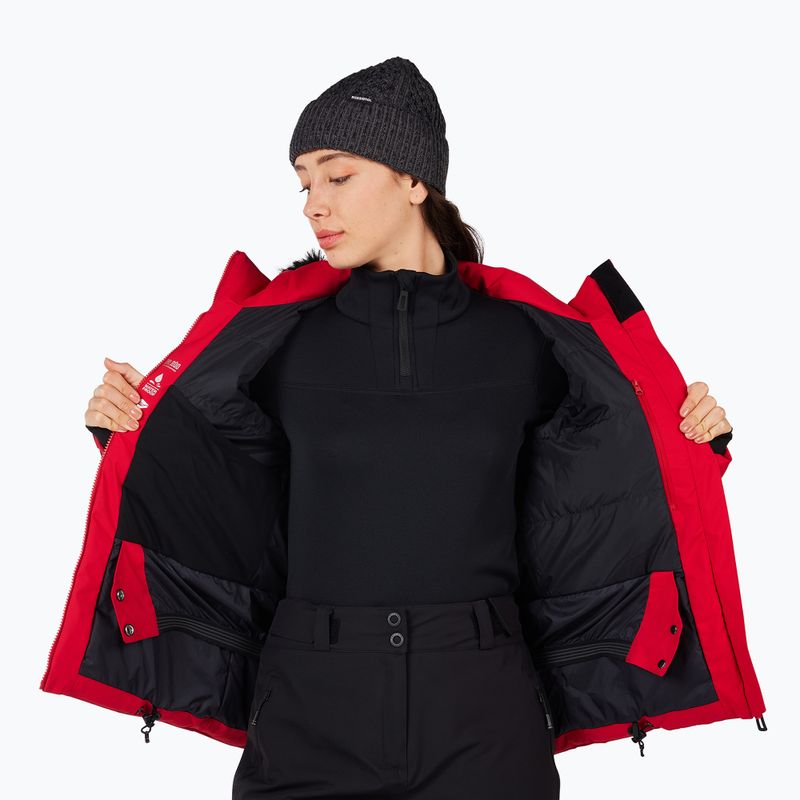 Дамско скиорско яке Rossignol Staci Insulated ruby red 14