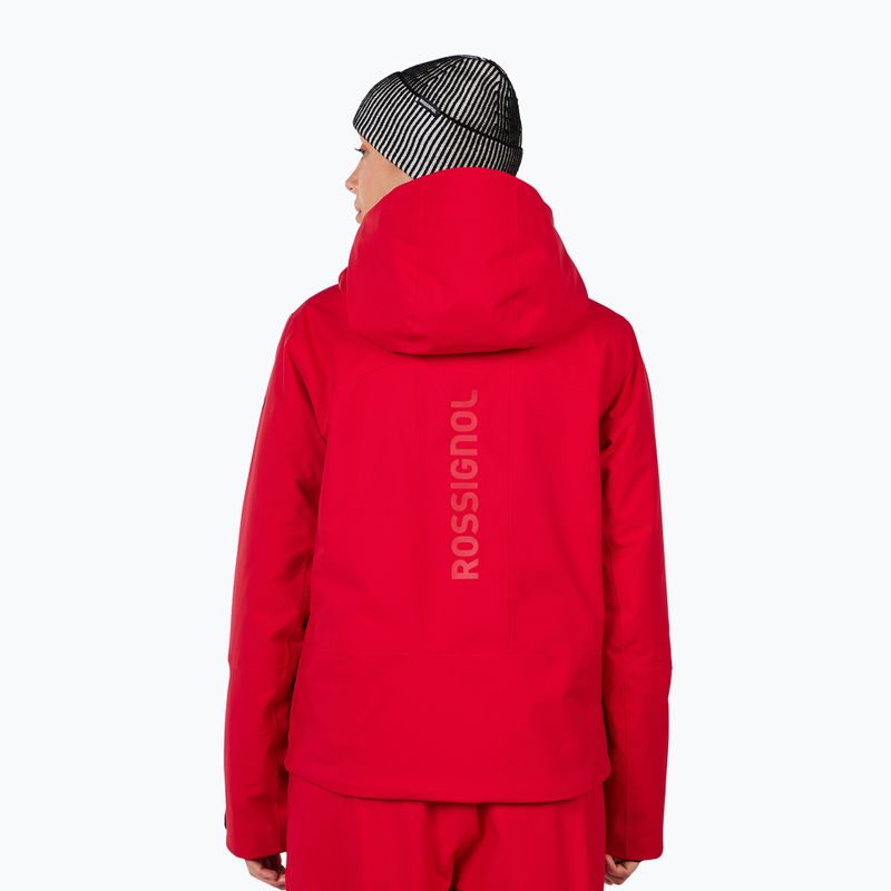 Дамско скиорско яке Rossignol Rochrun Insulated ruby red 3