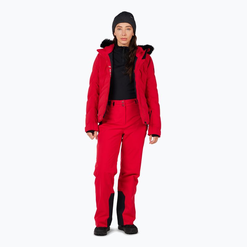 Дамски скиорски панталони Rossignol Strawpile Insulated ruby red 2