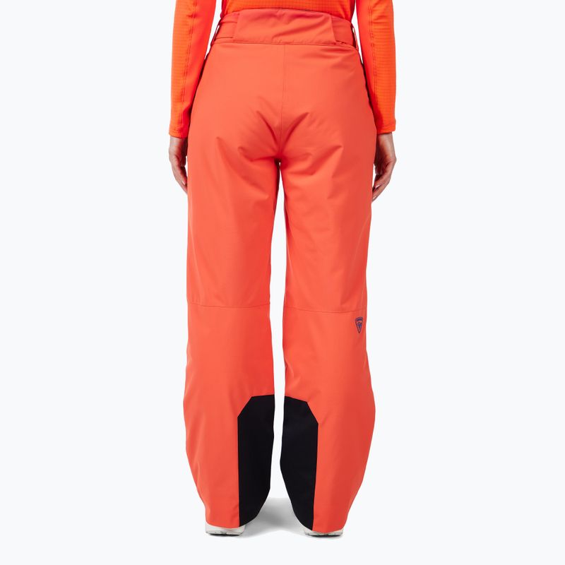 Дамски скиорски панталони Rossignol Strawpile Insulated orange flame 3