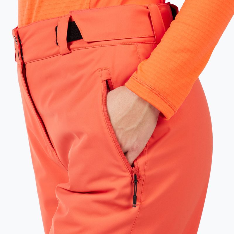 Дамски скиорски панталони Rossignol Strawpile Insulated orange flame 5