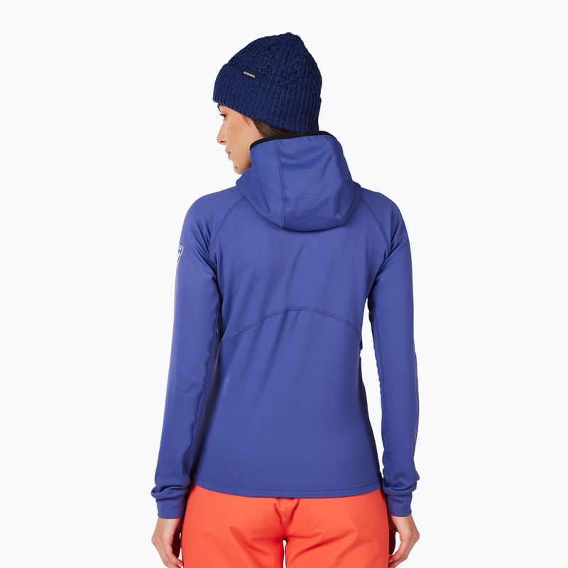 Дамски суитшърт Rossignol Mid Layer Thin Full Zip future blue 3