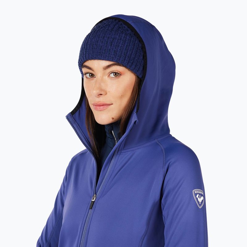 Дамски суитшърт Rossignol Mid Layer Thin Full Zip future blue 5