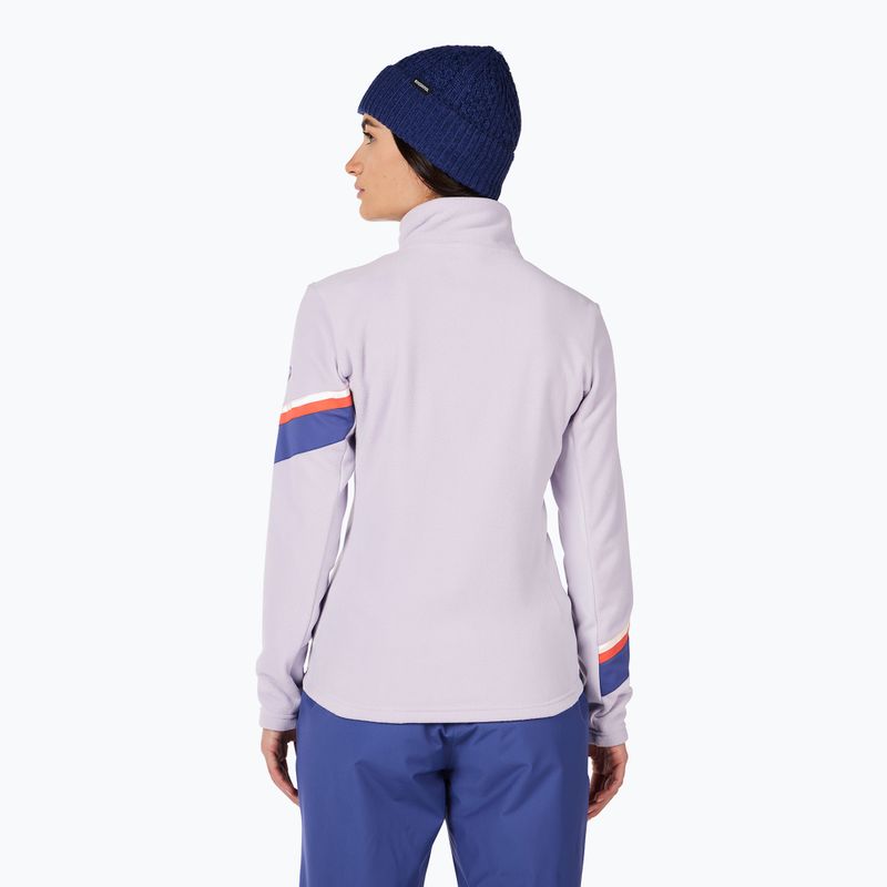 Дамски суитшърт Rossignol Strawpile Fleece Fz galactic lilac 3