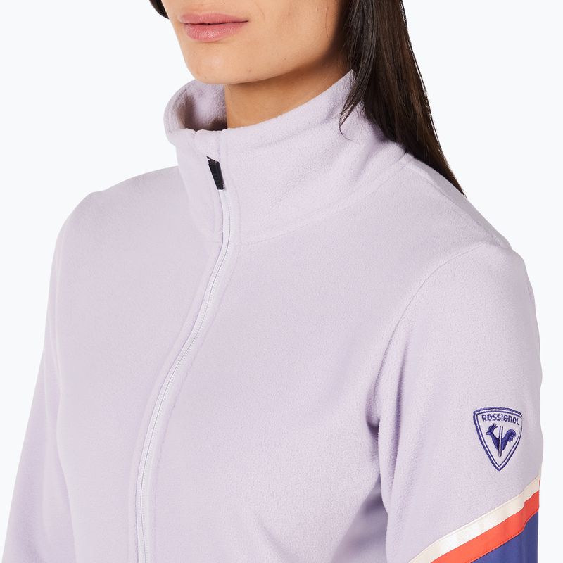 Дамски суитшърт Rossignol Strawpile Fleece Fz galactic lilac 5