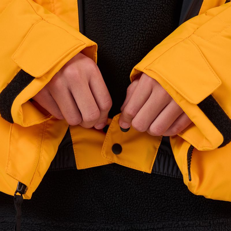 Детско скиорско яке Rossignol Siz Quiled saffron ylw 13