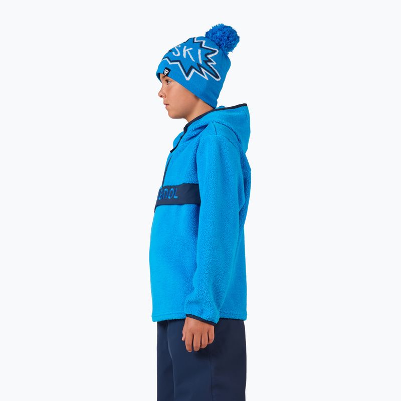 Детски суитшърт Rossignol Alltrack Anorak Fleece blazing blue 4