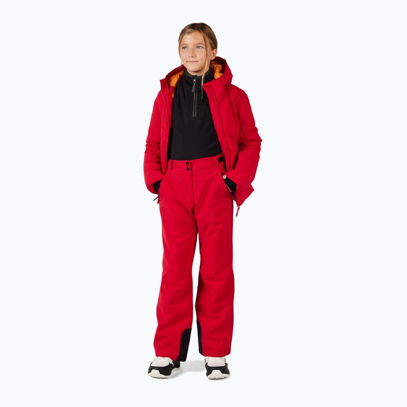 Детски скиорски панталони Rossignol Insulated Girls ruby red 2