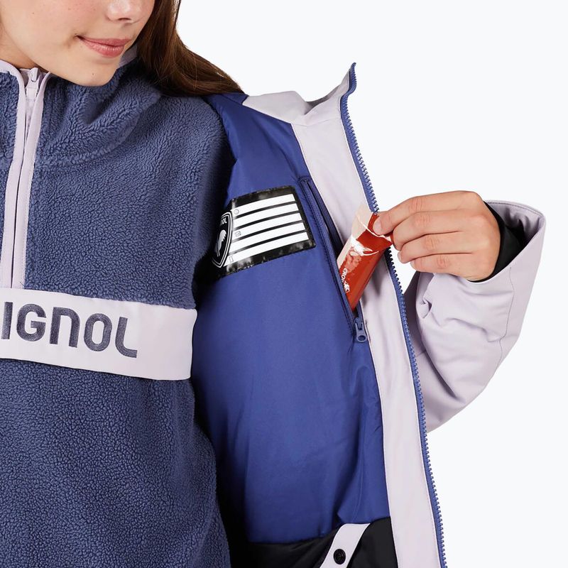 Детско скиорско яке Rossignol Strawpile Jr galactic lilac 10