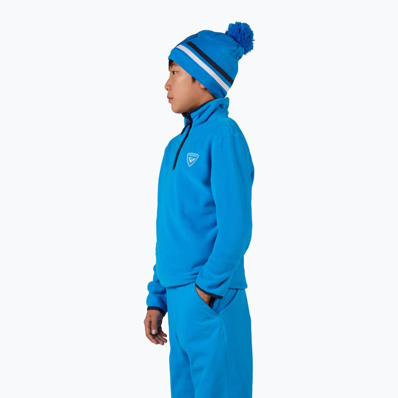 Детски суитшърт от полар Rossignol Jr Strawpile Fleece Fz blazing blue 5