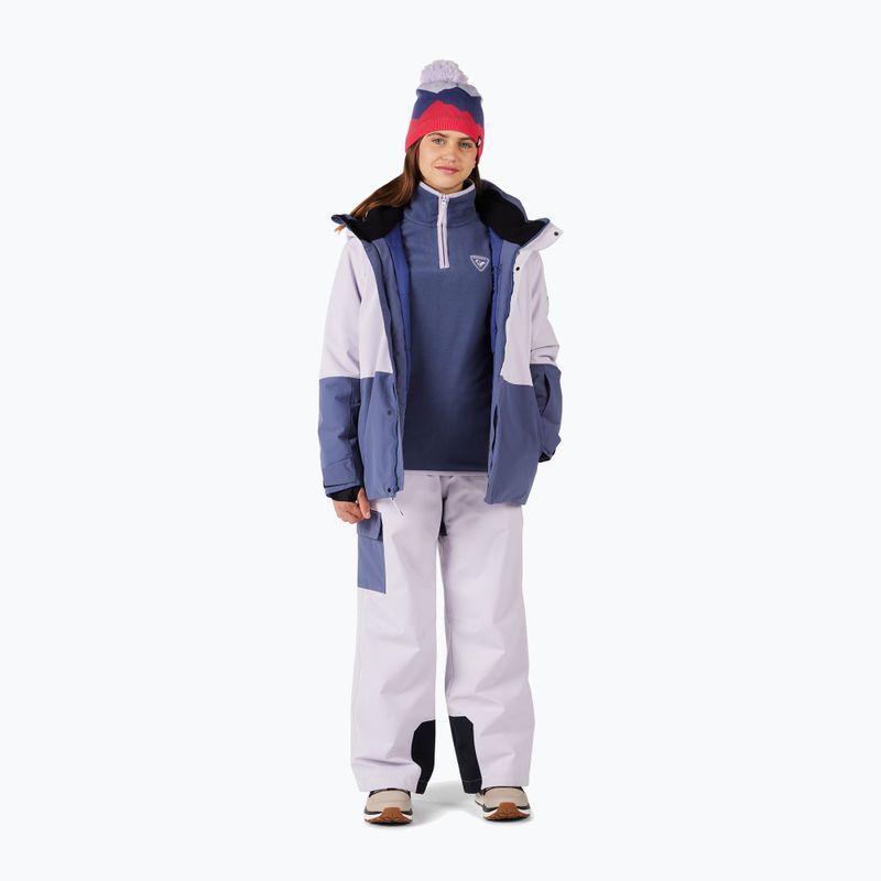 Детски суитшърт от полар Rossignol Jr Strawpile Fleece Fz true night blue 3