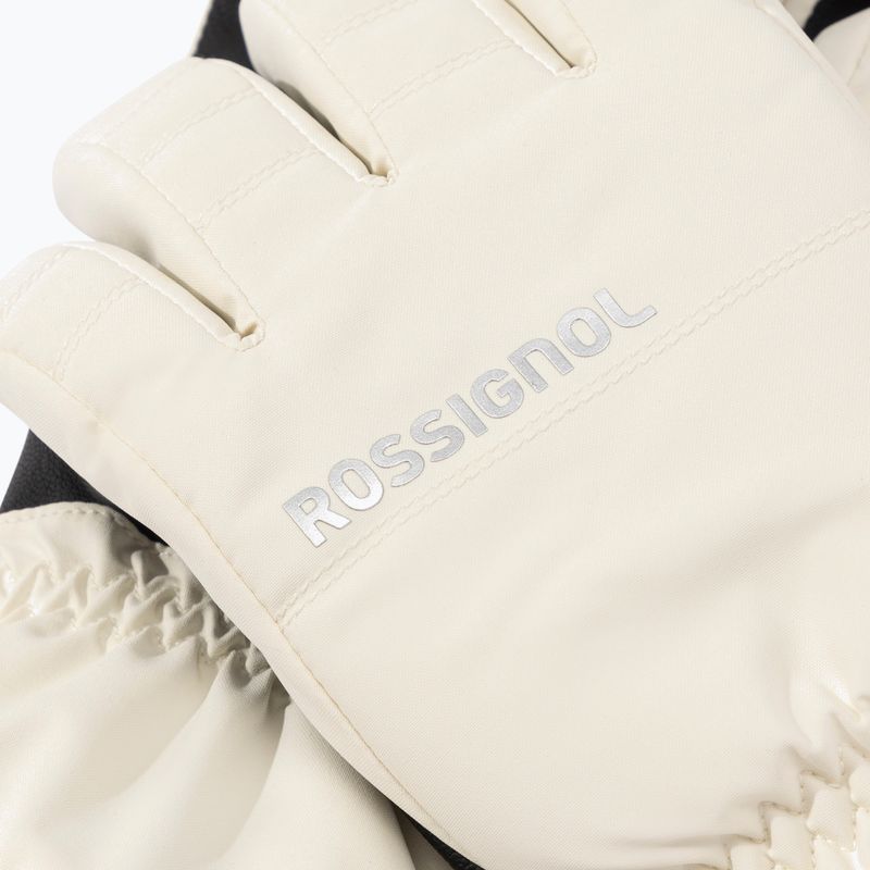 Дамски скиорски ръкавици Rossignol Perfy G nature white 2