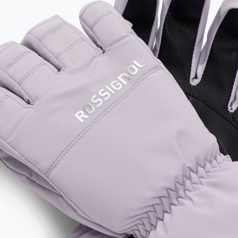 Дамски скиорски ръкавици Rossignol Perfy G galactic lilac 2
