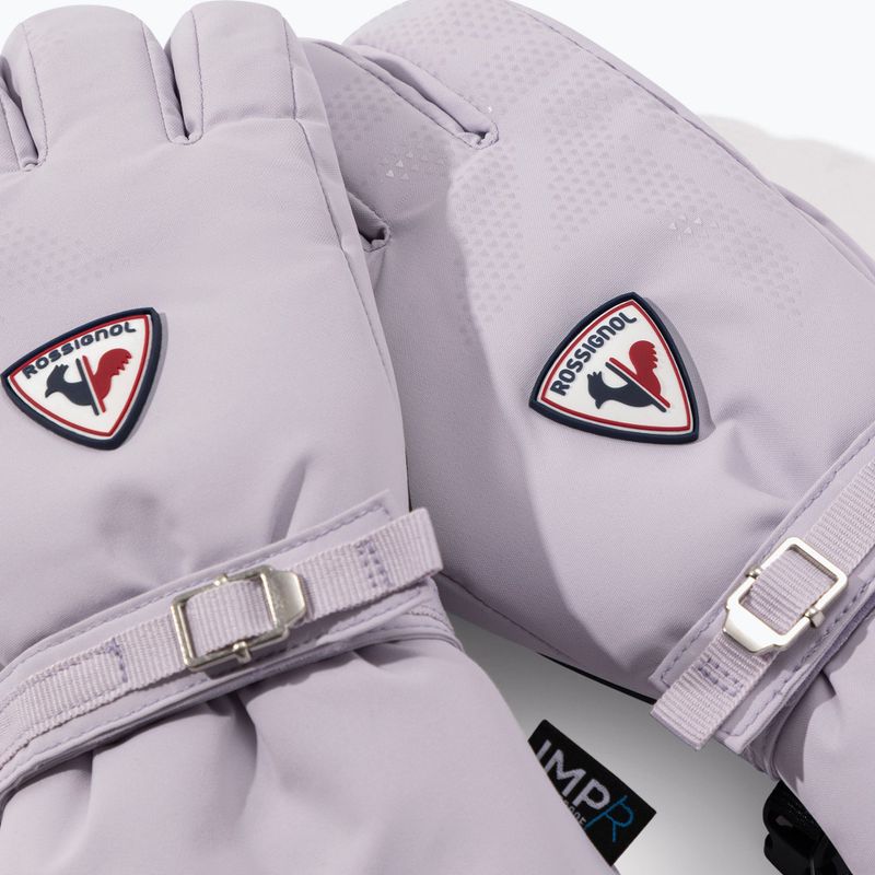 Дамски скиорски ръкавици Rossignol Romy Impr G galactic lilac 2