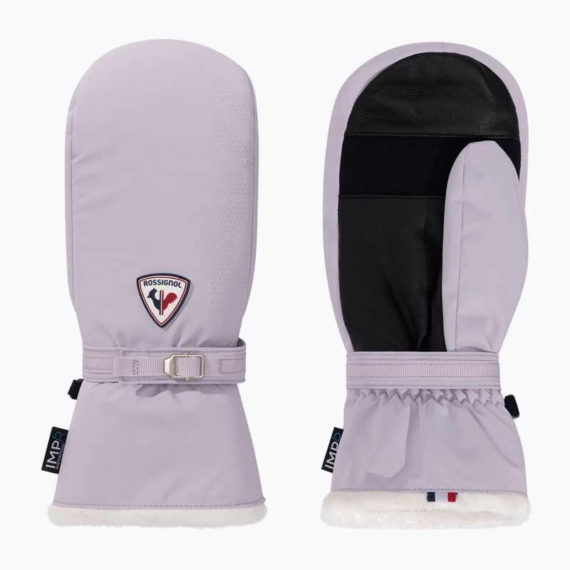 Дамски скиорски ръкавици Rossignol Romy Impr M galactic lilac
