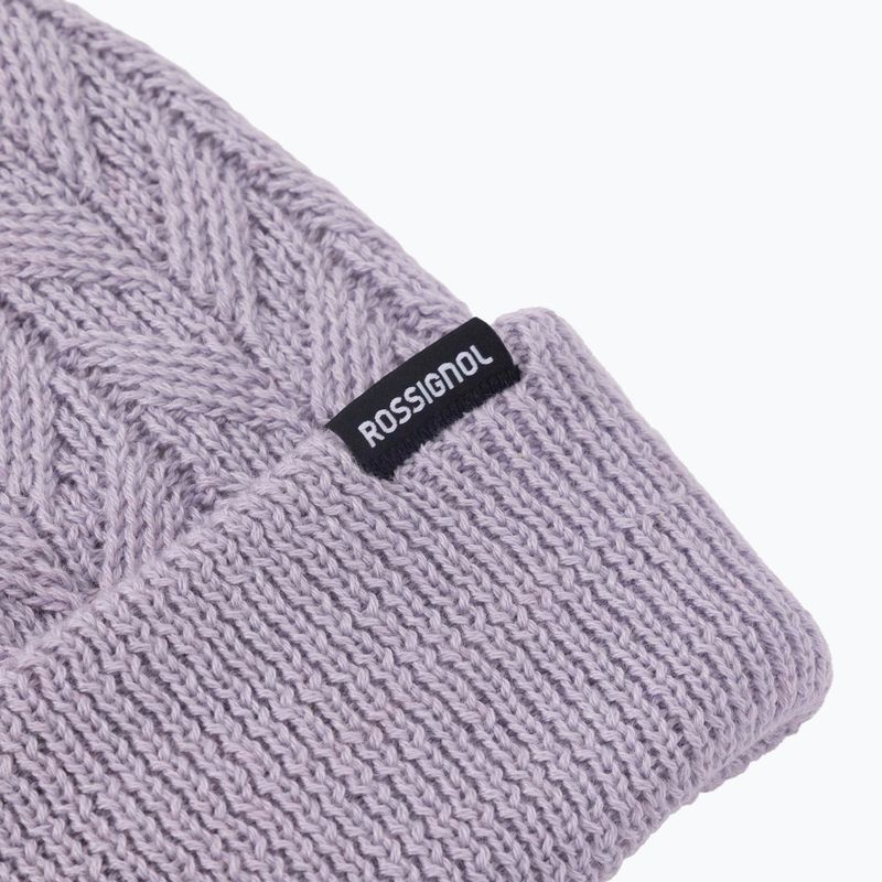 Дамска зимна шапка Rossignol Sofia galactic lilac 2