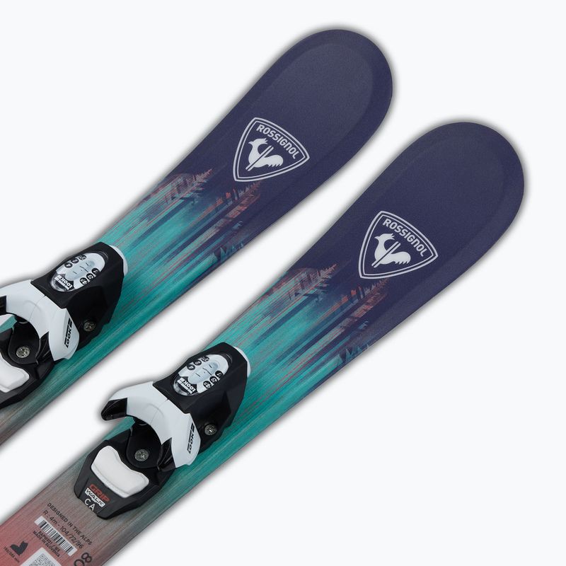 Детски ски за спускане със ски автомати Rossignol Sender Kid Pre-Drilled + Team 4 GW 5